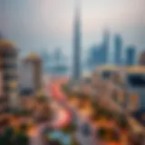 Stunning skyline of Dubai showcasing luxurious properties
