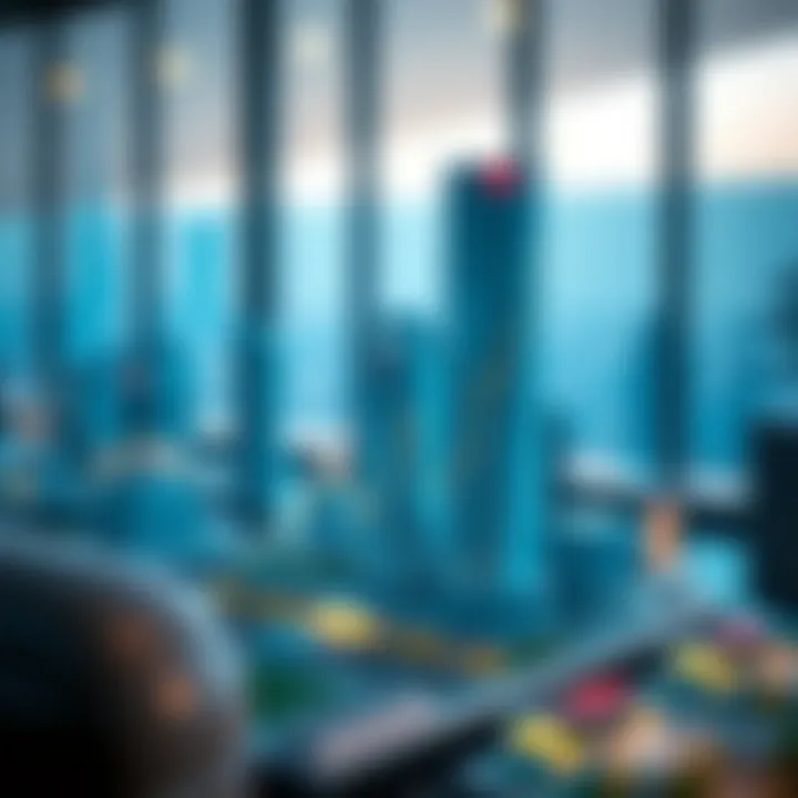 Graph depicting market trends in real estate financing