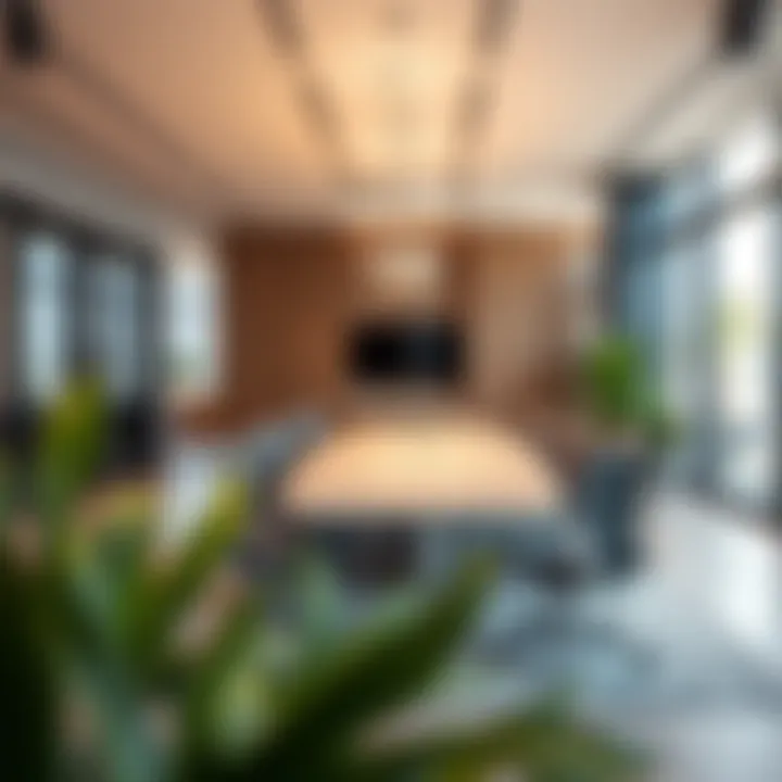 Modern Office Space in Al Qusais A modern office space within Al Qusais designed for productivity