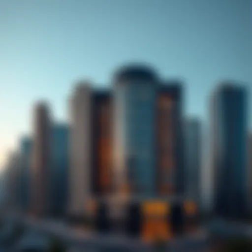Dubai skyline showcasing modern architecture