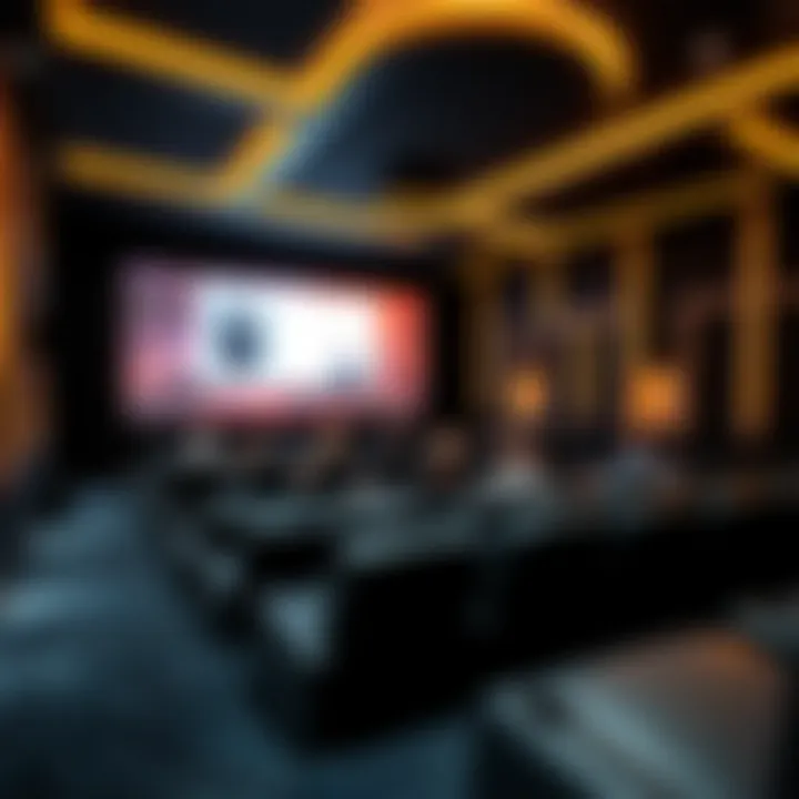 State-of-the-art projection technology in use