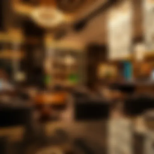 Luxurious lounge setting with elegant decor