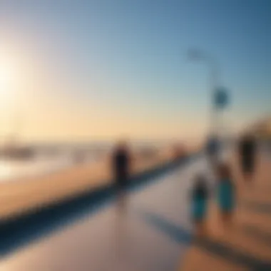 Vibrant community activities along Blue Beach