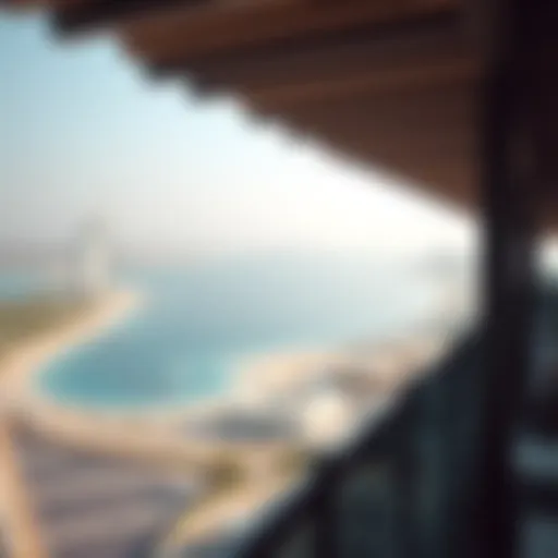 Panoramic view of Blue Beach showcasing its stunning coastline