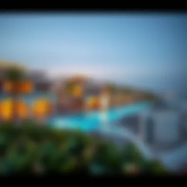 Luxurious beachfront properties near Blue Beach