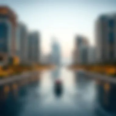 Elegant waterfront views in Business Bay.