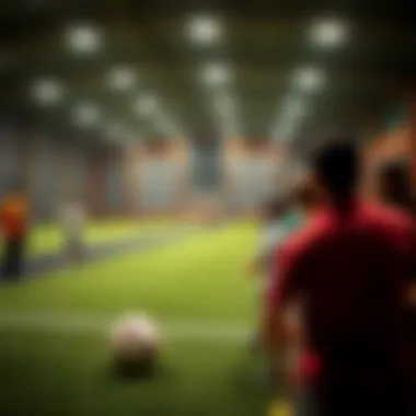 Community event hosted at an indoor sports facility