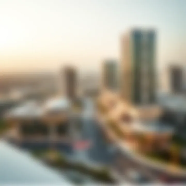 Strategic vision illustration of urban planning