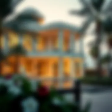 Stunning Villa Architecture in Palm Jumeirah Luxurious villa exterior in Palm Jumeirah