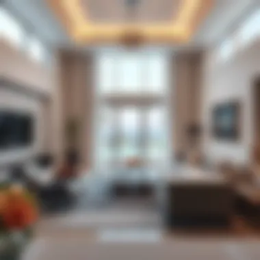 Elegant Interior Spaces of Palm Jumeirah Villas Modern interior design of a villa in Palm Jumeirah