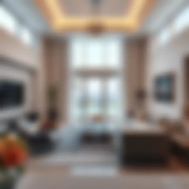 Elegant Interior Spaces of Palm Jumeirah Villas Modern interior design of a villa in Palm Jumeirah