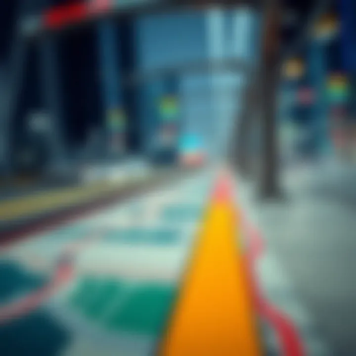 Dubai Metro Red Line Route Overview Detailed map showcasing the Dubai Metro Red Line's route and stations