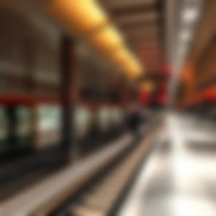 Transport Integration of the Red Line Illustration of the integration of the Red Line with other transport systems in Dubai