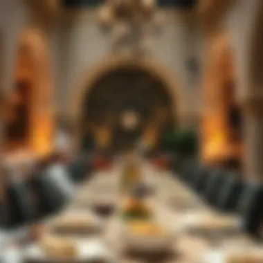 Cultural celebration featuring Arabic dining experience