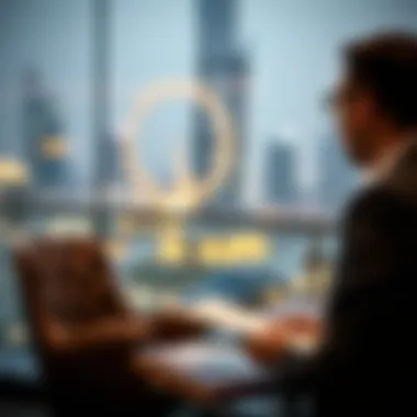 A businessman discussing deals with a local regulatory official