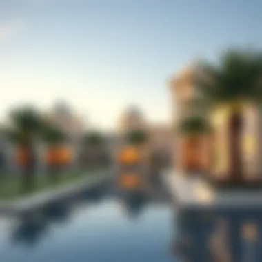 Architectural Elegance in Palm Views Elegant architectural design of properties in Palm Views