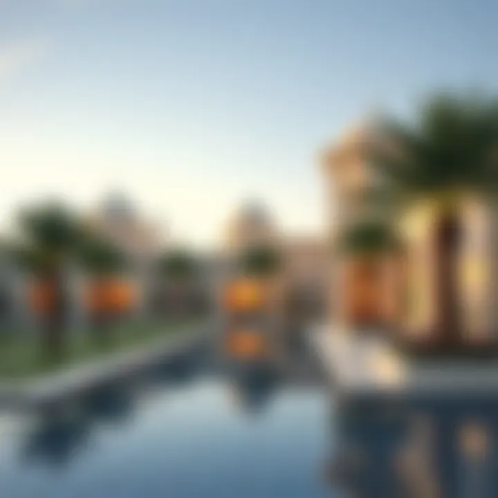 Architectural Elegance in Palm Views Elegant architectural design of properties in Palm Views