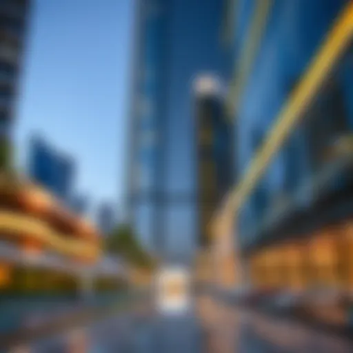 Stunning architectural design of the Conrad Office Tower
