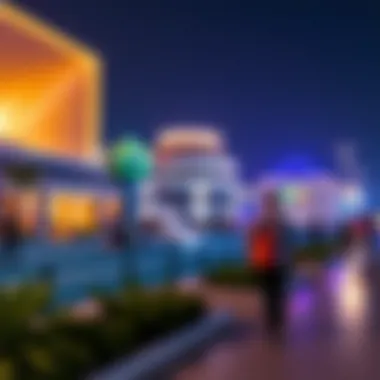 People enjoying recreational facilities at Dera City Center