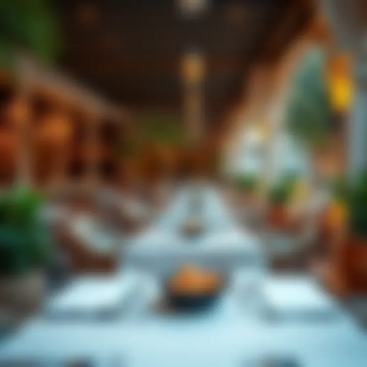 Charming Outdoor Dining in DCC An inviting outdoor dining space with stunning decor