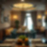 A cozy dining setting in Al Shahama New showcasing local decor