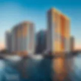 Stunning view of Dubai Creek Residences showcasing modern architecture