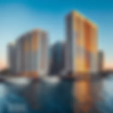 Stunning view of Dubai Creek Residences showcasing modern architecture