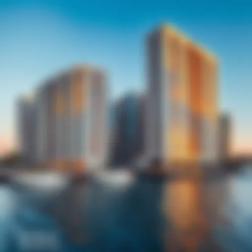 Stunning view of Dubai Creek Residences showcasing modern architecture