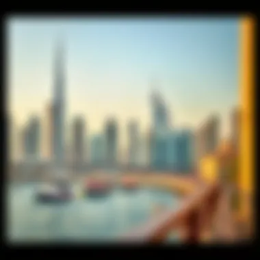 A vibrant view of Dubai's skyline symbolizing the city's lifestyle