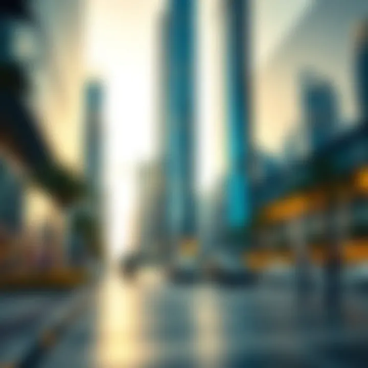Visual representation of economic growth indicators linked to Dubai World Central
