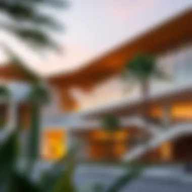 Modern Educational Facility in Dubai A modern educational facility showcasing innovative architecture