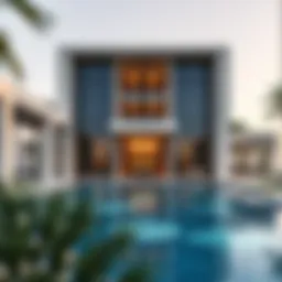 Modern architectural design of Ellington Beach House