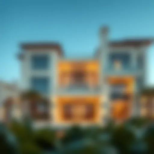 Luxurious villa exterior at Emirates Golf Club