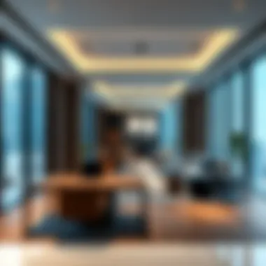 Modern Office Spaces in Exchange Tower Interior design showcasing modern office spaces in Exchange Tower