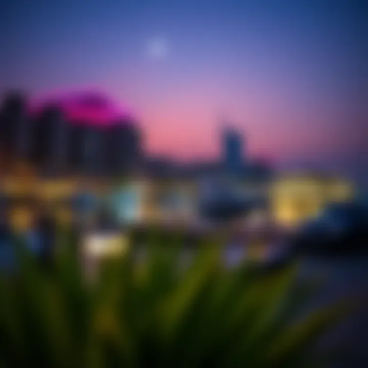 Vibrant lifestyle scene at Al Emad Marina