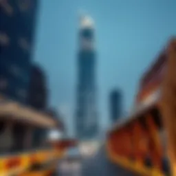 Stunning view of Al Mas Tower in JLT