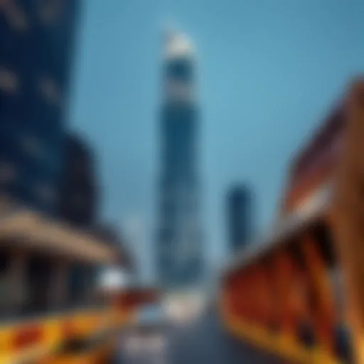 Stunning view of Al Mas Tower in JLT