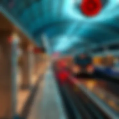 Connectivity of Al Qusais Metro Station Map highlighting Al Qusais Metro's connections within the Dubai metro system