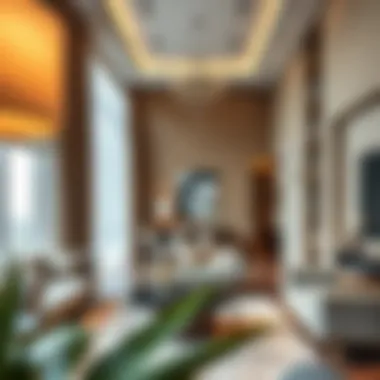 Modern apartment interiors in Al Rowdah