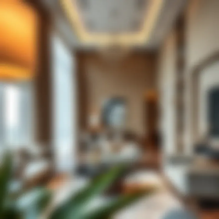 Modern apartment interiors in Al Rowdah