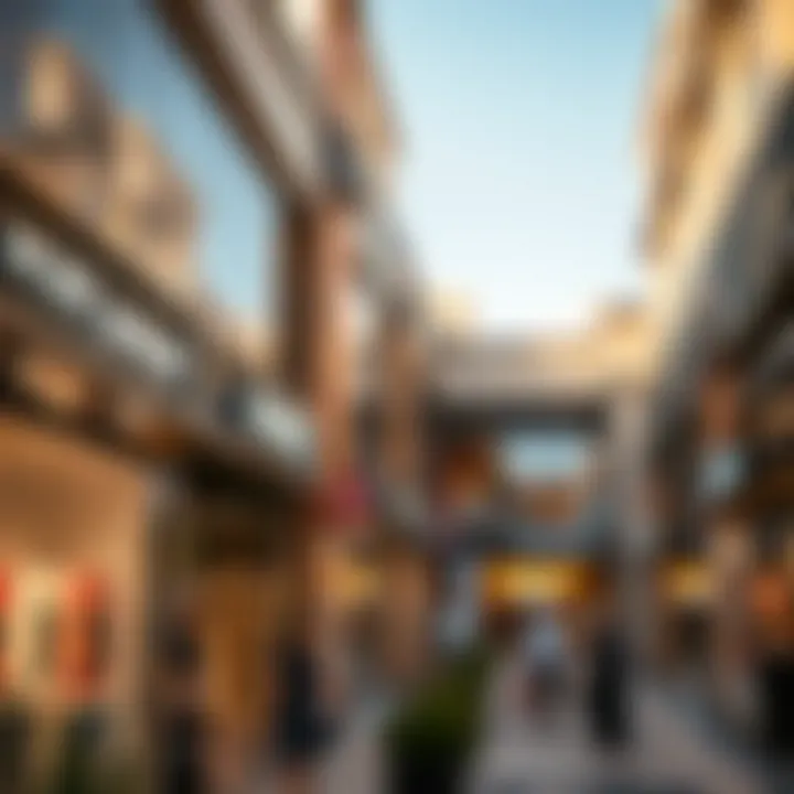 Diverse Shopping Experience at العين مول Diverse array of shops showcasing luxury brands and local boutiques
