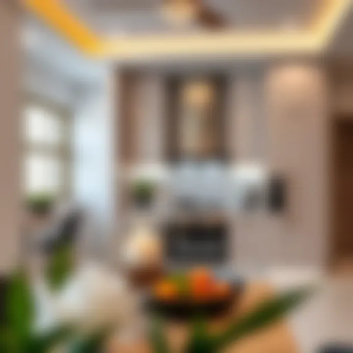 Culinary space featuring modern kitchen in Al Warqa