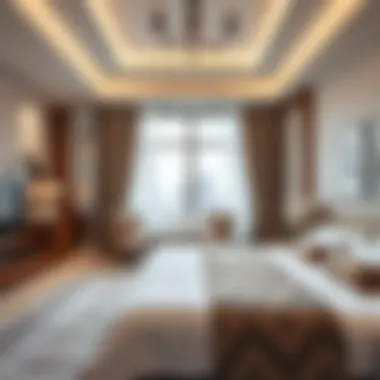 Stylish bedroom in Al Warqa rental property