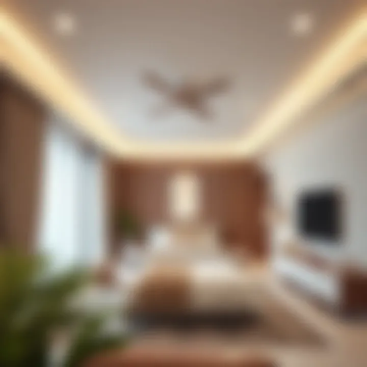 Interior of a modern rental space in Al Quoz