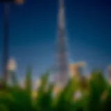 Stunning view of Burj Khalifa showcasing its architectural brilliance