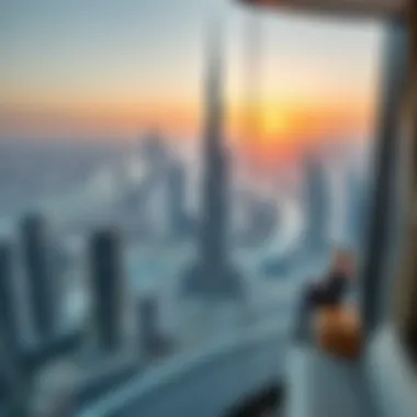 Panoramic View from a Residence Panoramic view from a Burj Khalifa apartment