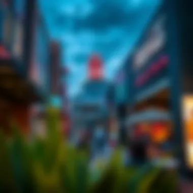 City Walk: A Hub of Art and Dining Vibrant street life in City Walk with artistic murals and outdoor dining