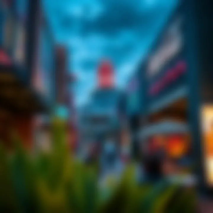 City Walk: A Hub of Art and Dining Vibrant street life in City Walk with artistic murals and outdoor dining