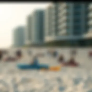 Local residents enjoying leisure activities at Deira Beach