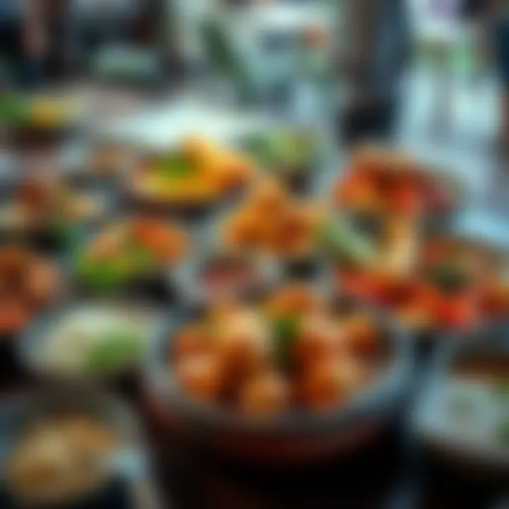 Diverse array of dishes showcasing Moe's culinary diversity